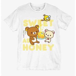 Retired! Rilakkuma Sweet As Honey Boyfriend Fit T-Shirt